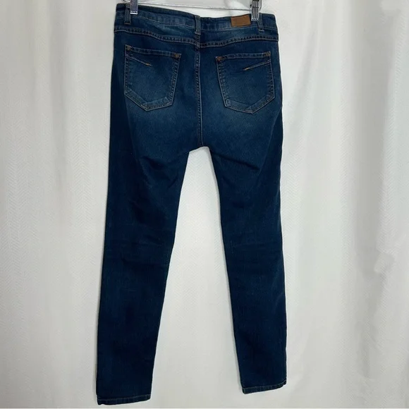 Badgley Mischka vintage Y2K blue jeans mid rise skinny size 29 - Picture 7 of 7